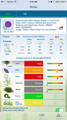 Allergy Pollen Countのおすすめ画像1