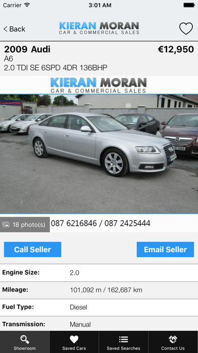 Screenshot #3 pour Kieran Moran Car Sales