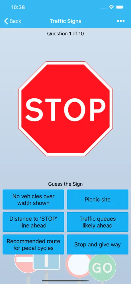 UK Road Signs: Test and Theory