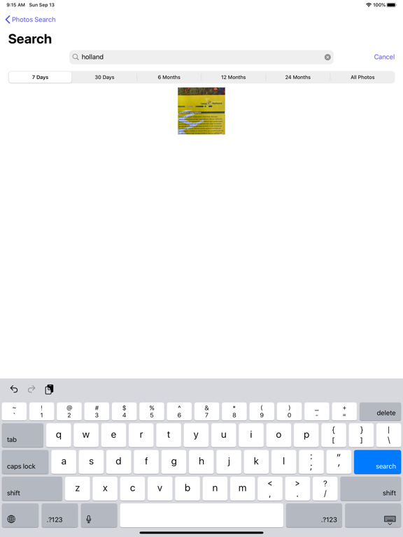 Photos Search iPad screenshot 5 - Photo & Video app