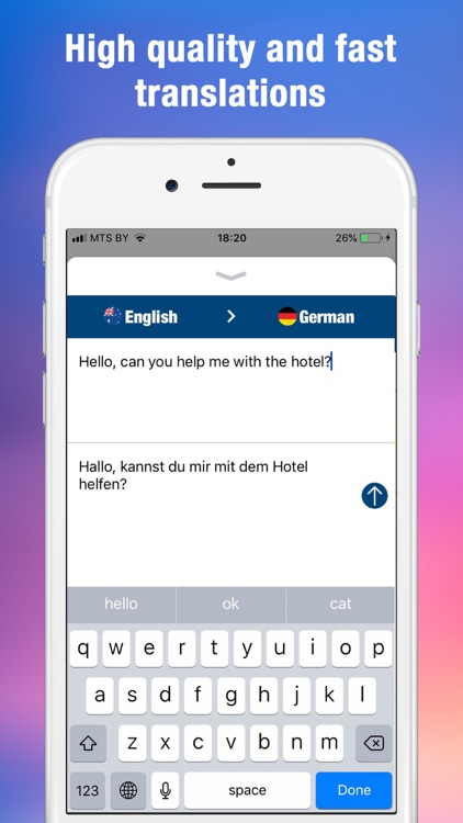 Translator for iMessage Chat