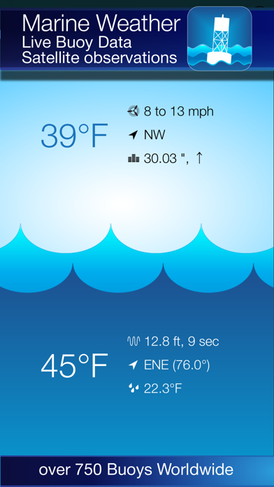 Screenshot #1 pour Buoy Finder NOAA NDBC