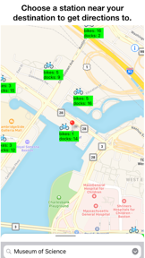 Bike Stations Boston screenshot