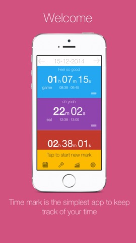Time Mark - Track and Insightsのおすすめ画像1