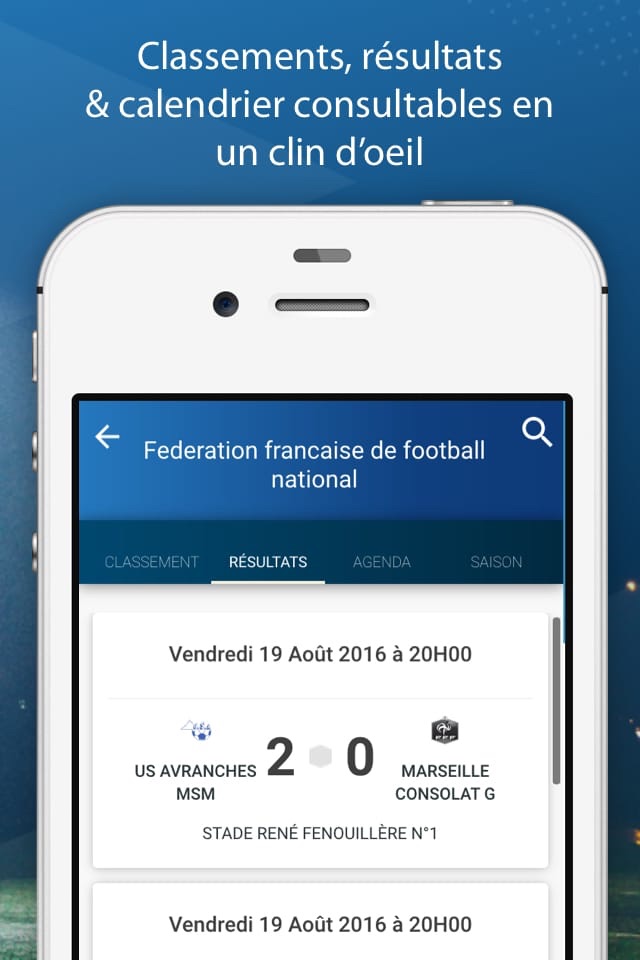 Application Le Foot Amateur screenshot 4