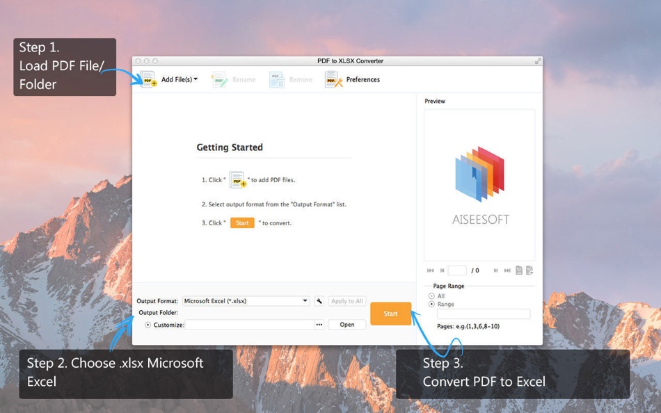 PDF to XLSX Converter - Aisee - 1.0.75 - (macOS)
