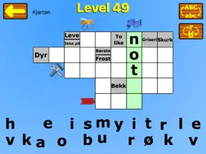 Barnekryssord screenshot 2