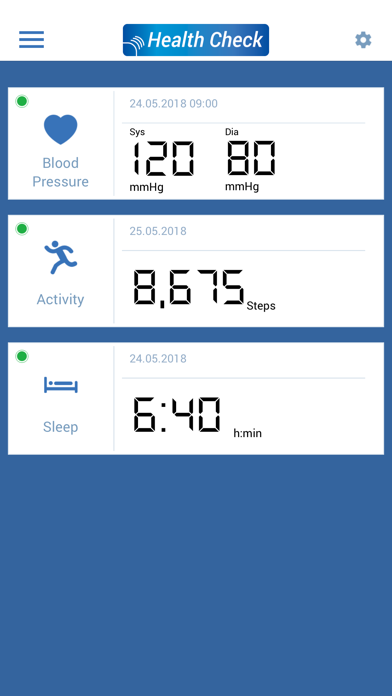 Medel Health Check app screenshot