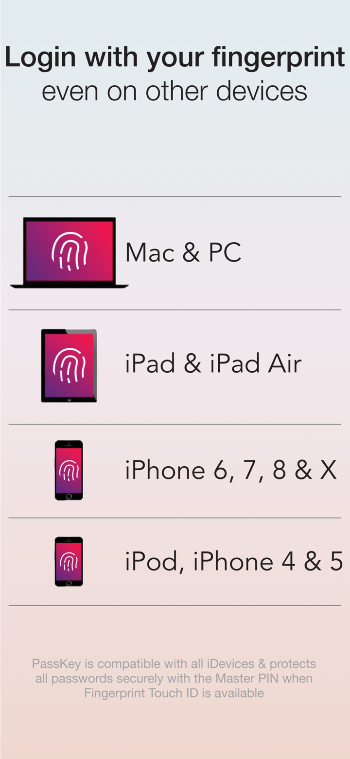 Fingerprint Login:PassKey Lock screenshot 2