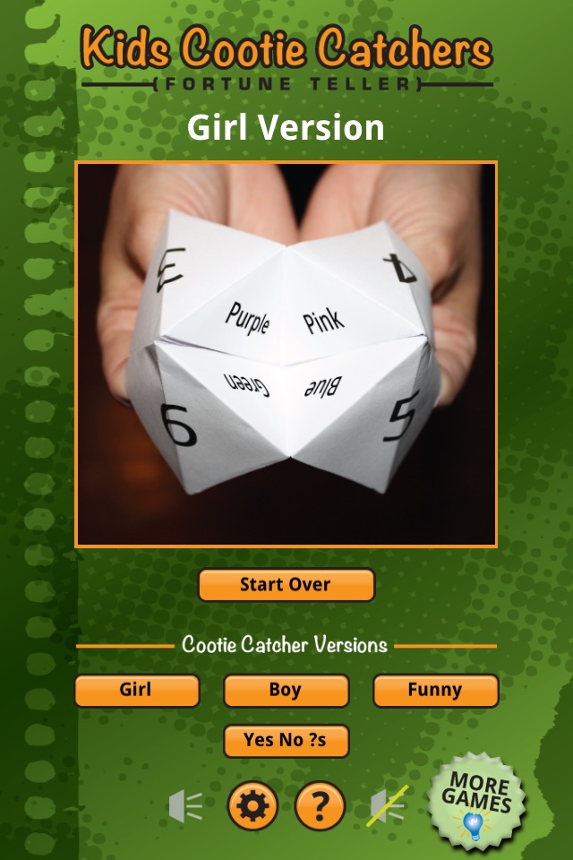 Cootie Catcher Fortune Teller screenshot 2