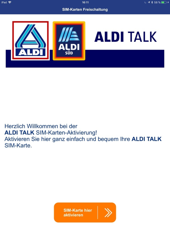 Screenshot #4 pour ALDI TALK Registrierung