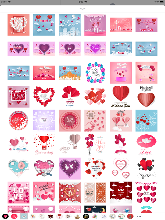 Screenshot #6 pour Animated Paper Art Love Pack