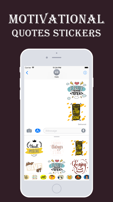Motivational Quotes Emojis Screenshot
