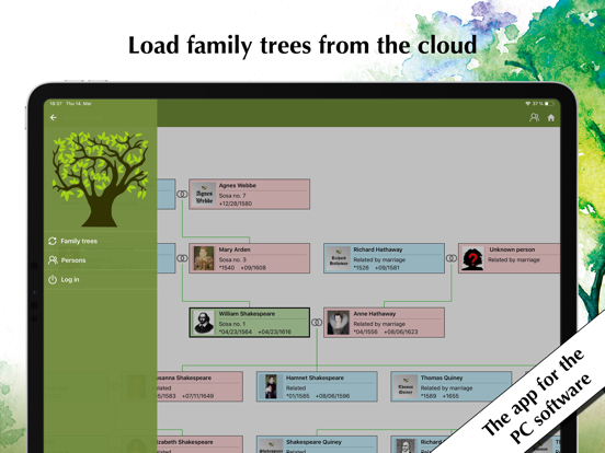 Screenshot #1 for Family Tree Explorer Viewer