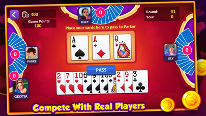 Hearts: Casino Card Game Screenshot