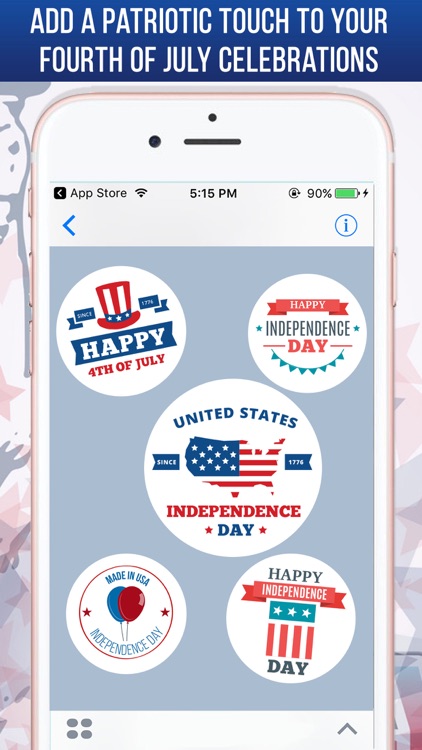 July 4th Stickers For iMessage