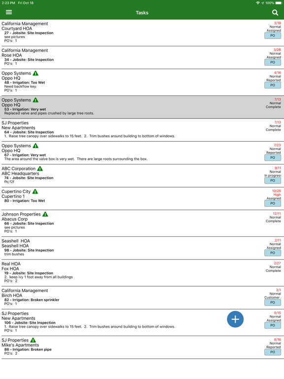 Janmar Systems Field Assistant iPad screenshot 3 - Business app