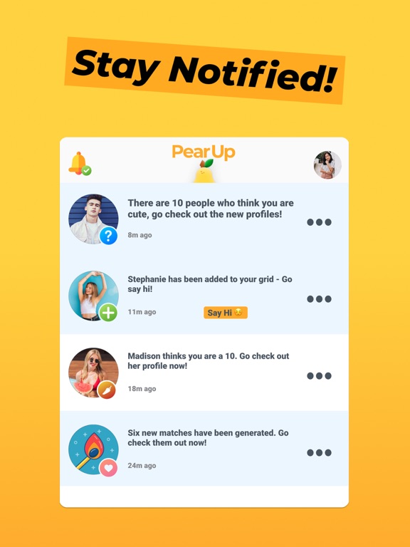 Screenshot #6 pour PearUp - Chat & Dating App