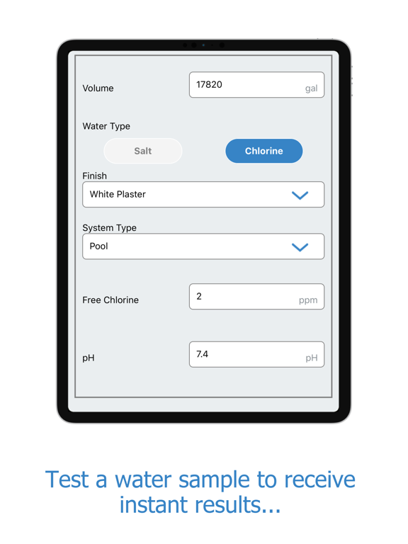 Pro Series Pool & Spa iPad screenshot 2 - Utilities app