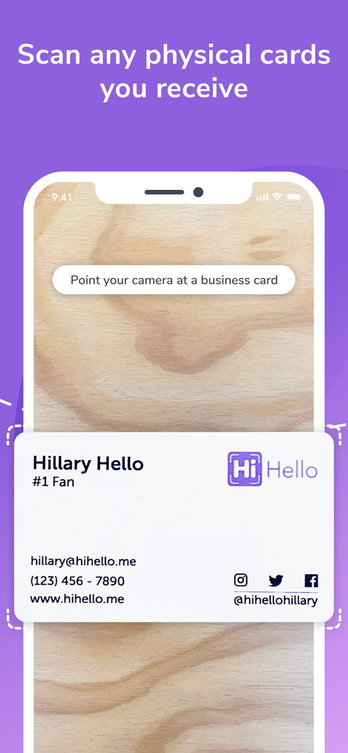 HiHello Digital Business Card