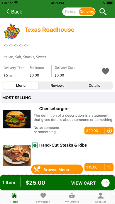 Foodco Ordering Screenshot