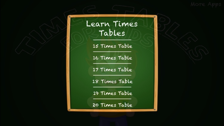 Times Tables For Kids - Full