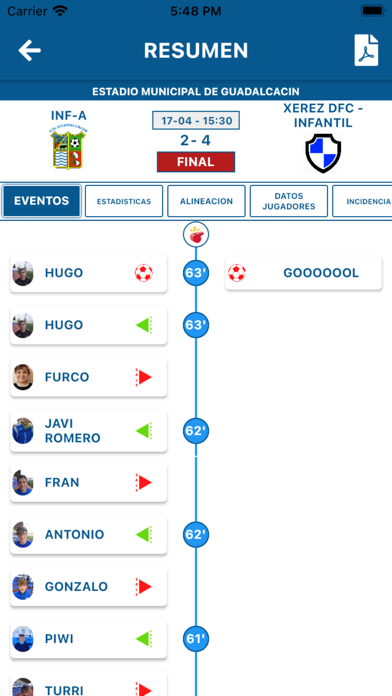 PlayFutbol Screenshot