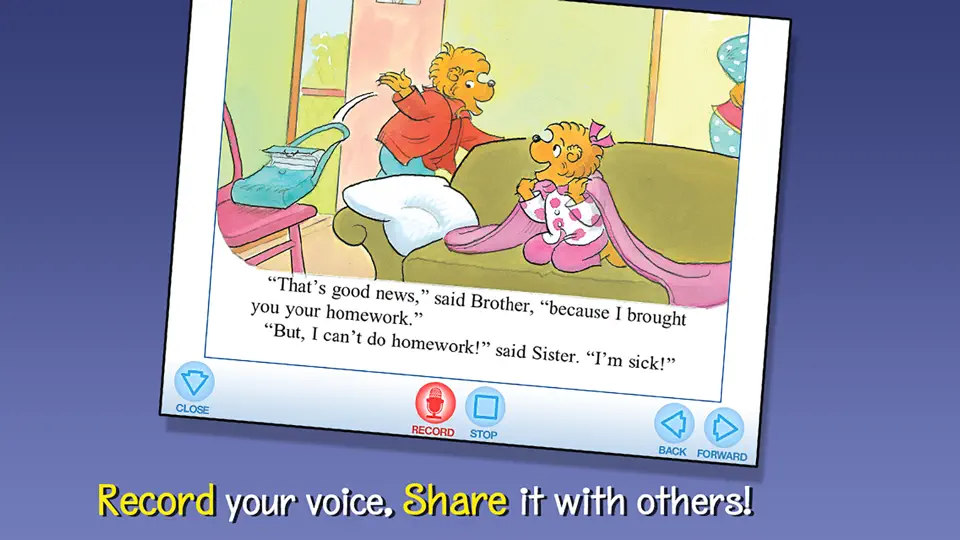 The Berenstain Bears Sick Days iPhone Screenshot 4
