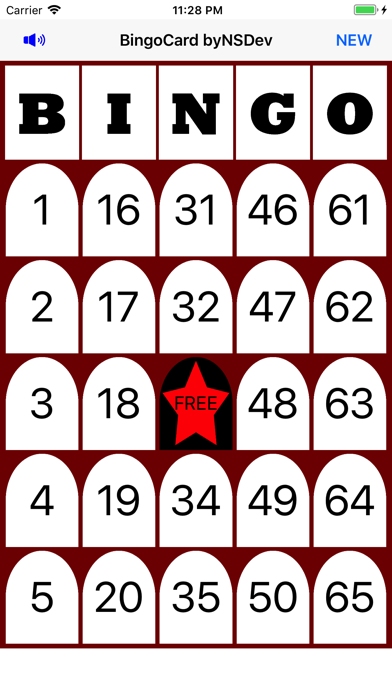 BingoCard byNSDev Screenshot