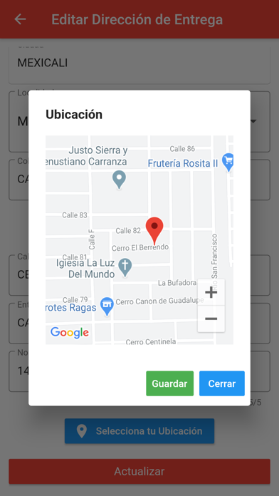 Helados Estrella Pedidos Screenshot