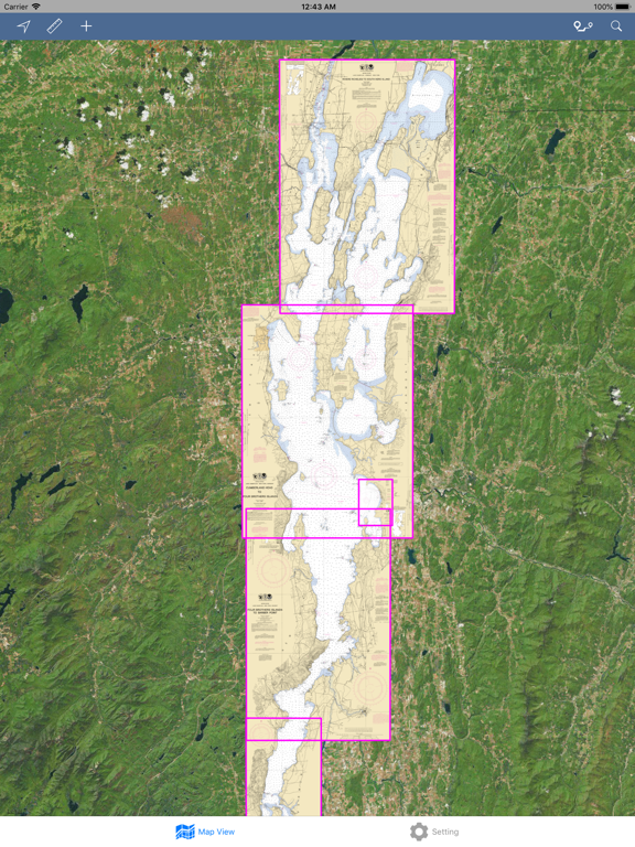 Screenshot #4 pour Lake Champlain – Boating Map