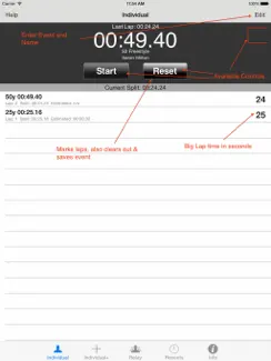 StopWatch For Swimming iPad image 1