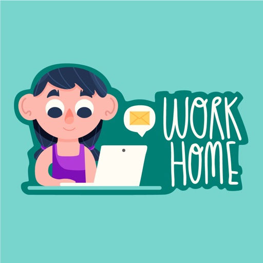 Work From Home Stickers! icon