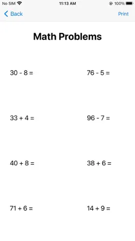 Game screenshot Math Generator apk