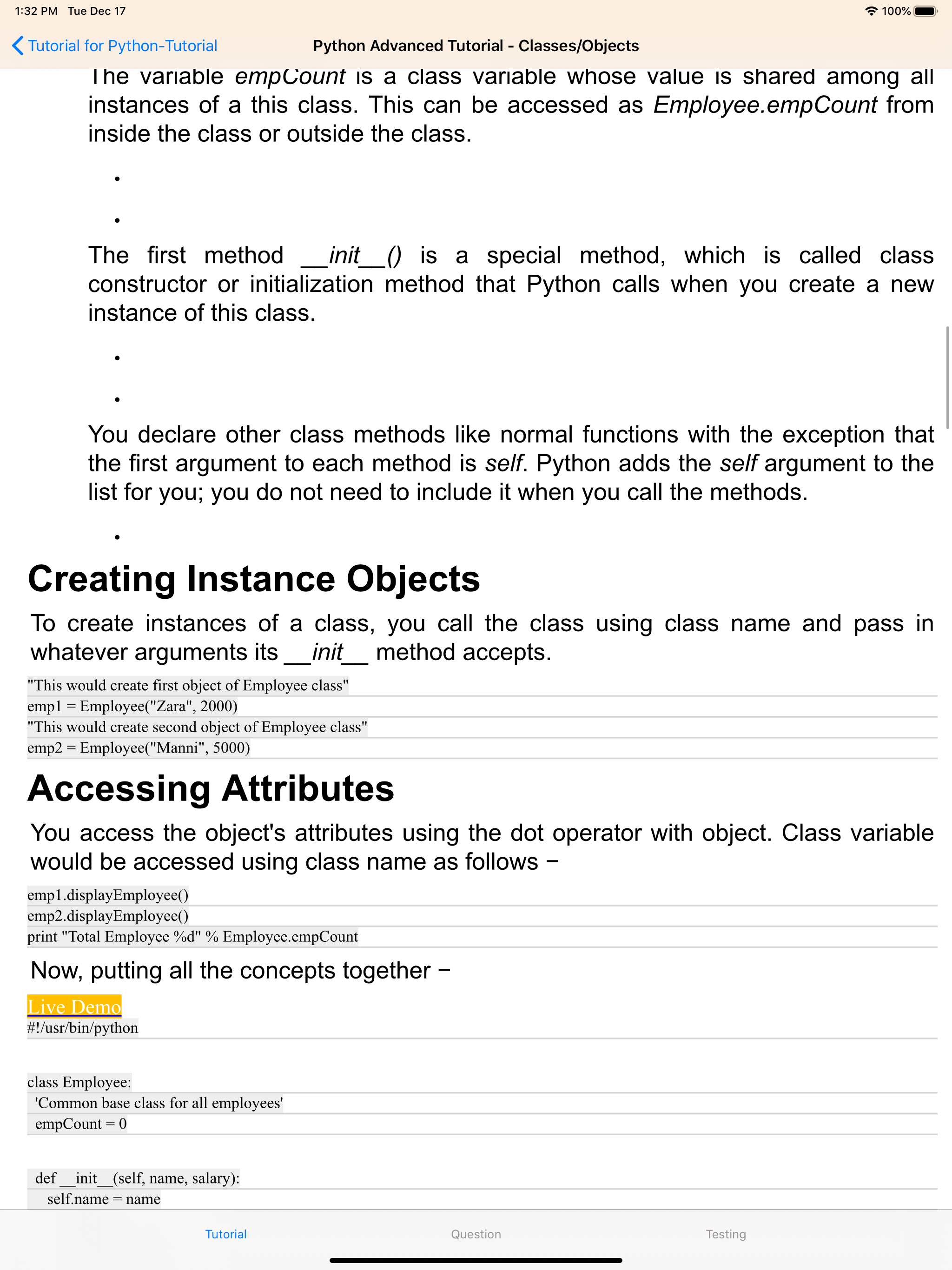 Tutorial for Python screenshot 12