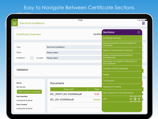 Pro Certs iPad screenshot