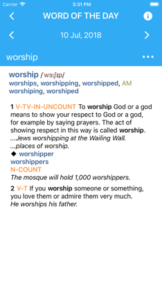 Collins COBUILD Dictionary screenshot 4