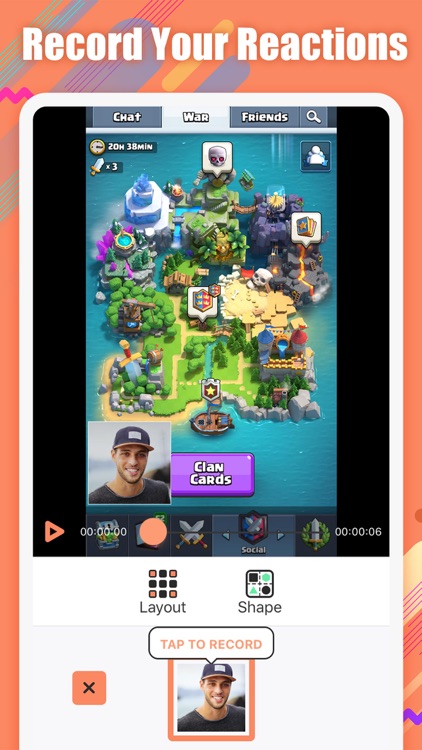 Reaction Cam - Screen Recorder
