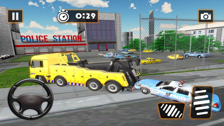 Real City Police Car Parking