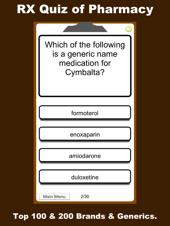 Screenshot #5 pour RX Quiz of Pharmacy