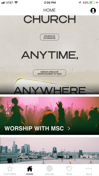 MOSAIC LA CHURCH Screenshot