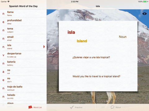 Spanish Word of the Day HD - náhled