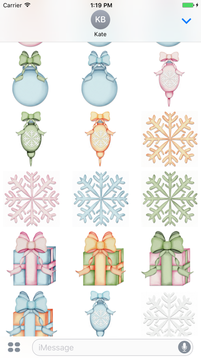 Christmas Watercolor Stickers Screenshot