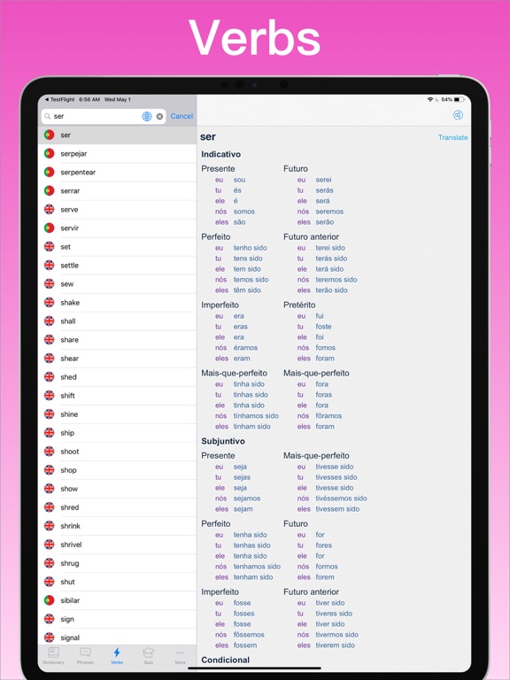Portuguese Dictionary + © screenshot 4