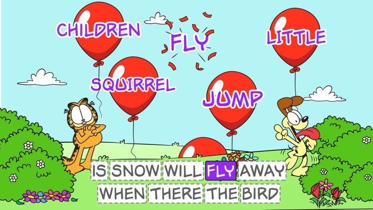 Garfield English Sight Words screenshot-5