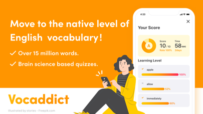 Vocaddict - English vocabulary Screenshot