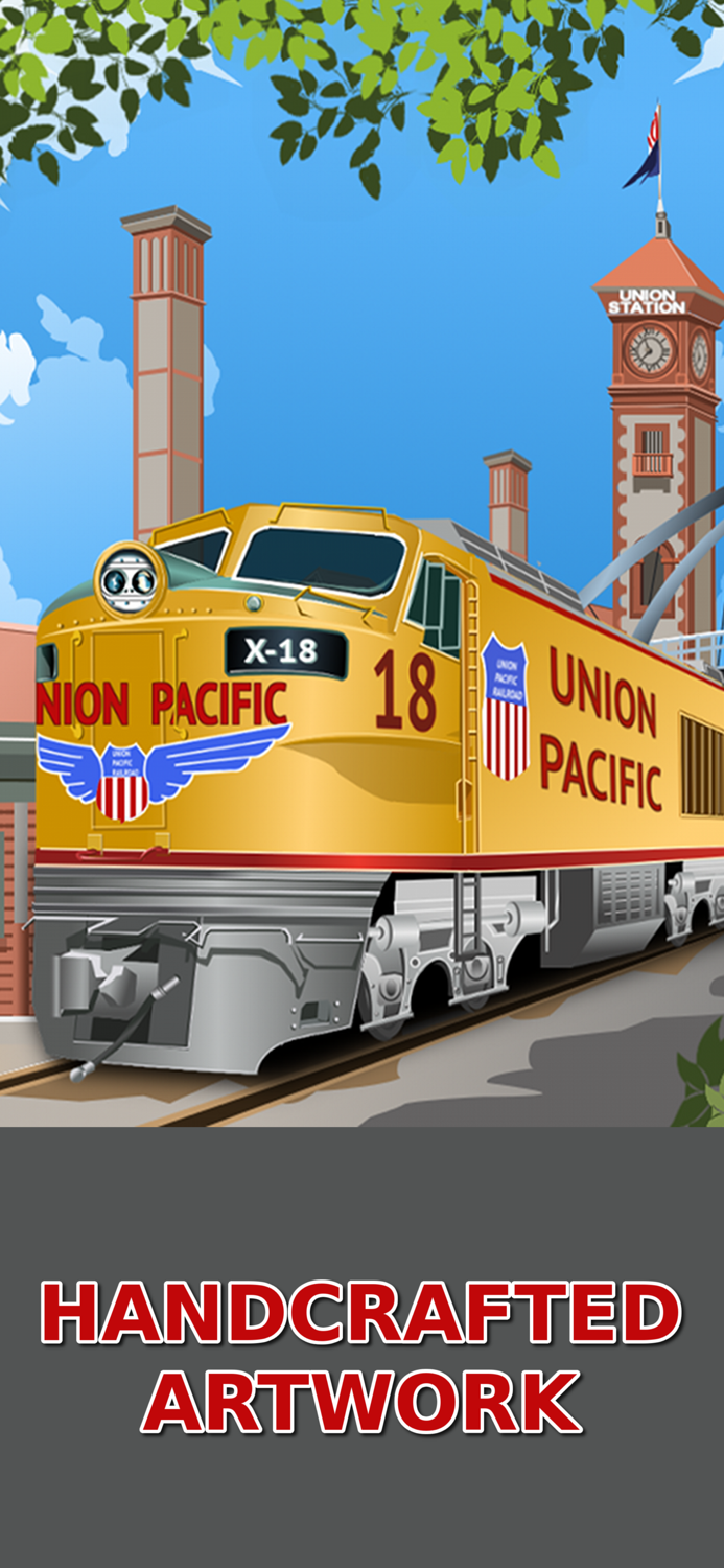 Train Jigsaw Puzzles for Kids