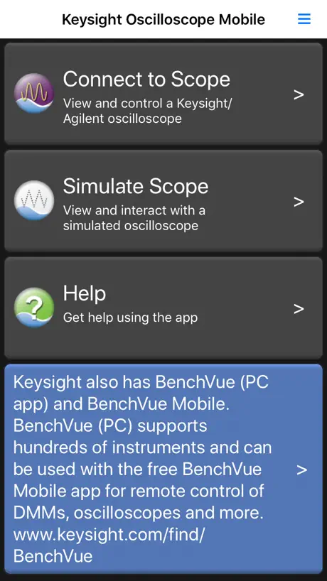 Keysight Oscilloscope Mobile