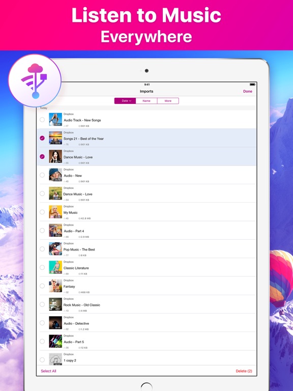 App screenshot