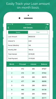 emi calculator - loan manager iphone screenshot 3